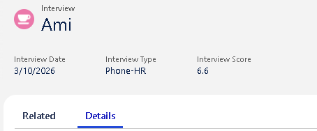 שכלול ניקוד ראיון