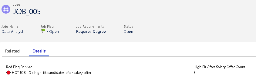 חיווי משרה חמה