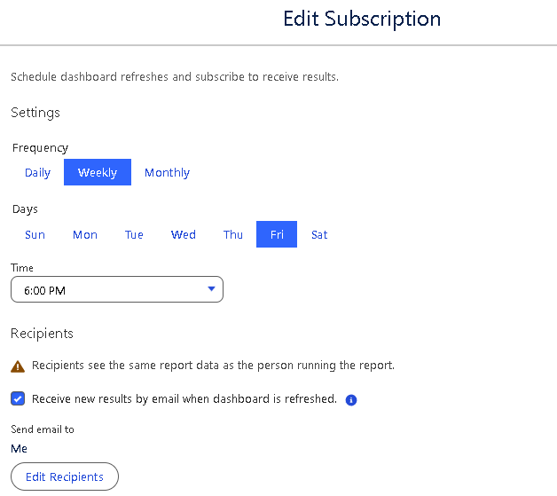 תזמון לשליחת אנליזה